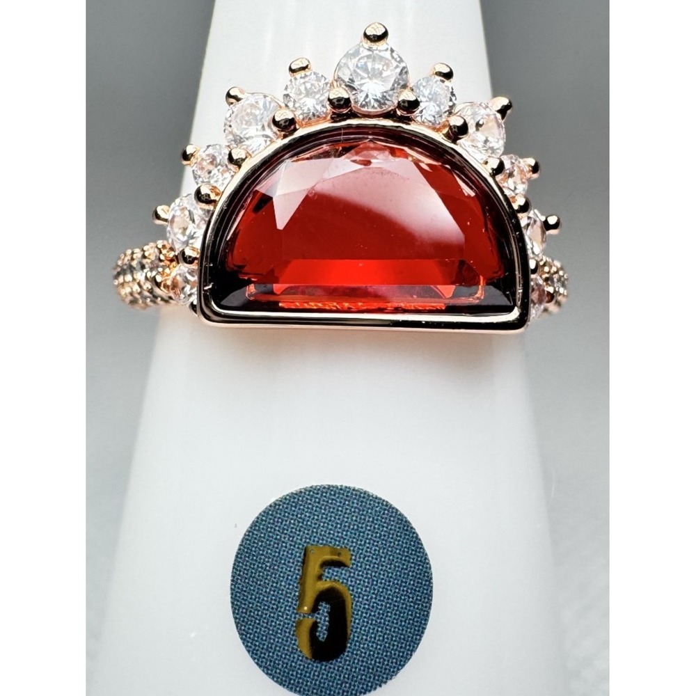 Size 5 Bomb Party January Ring - RG61082 A Glimmering New Day - Rose Gold Plated